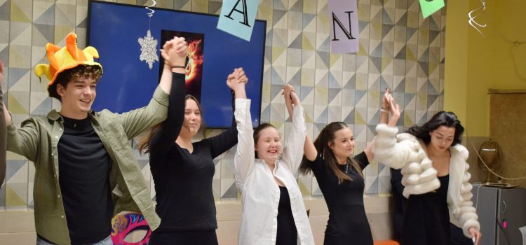 Farsangi filmforgatás a Cseresnyésben